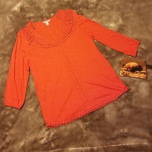 Lucky boho peasant top